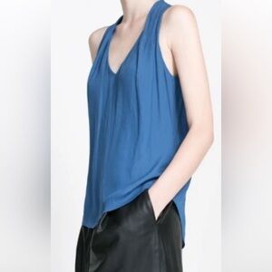 Zara Basic blue sleeveless shirt size XS